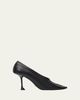 Proenza Schouler 85mm Tee Pieced Leather Pumps - 1