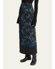 Proenza Schouler Anais Floral-Print Button-Side Midi Skirt - 4