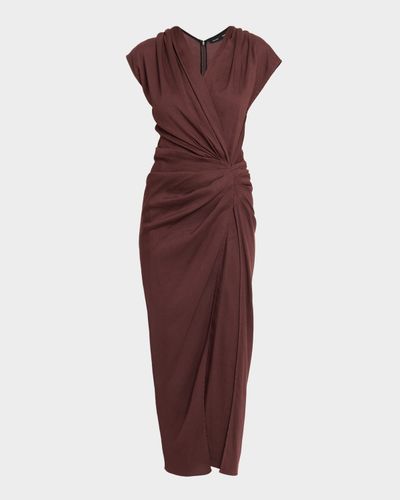 Proenza Schouler Bettina Dress in Linen-Blend