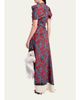 Proenza Schouler Bodine Asymmetric Draped Grommet Fringe High-Low Dress - 3