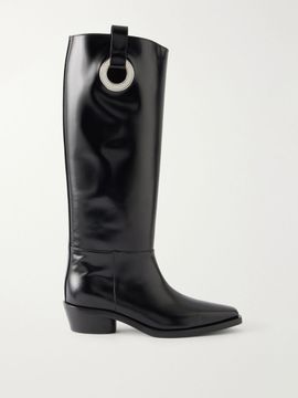 PROENZA SCHOULER Bronco Grommet 60 embellished leather knee boots