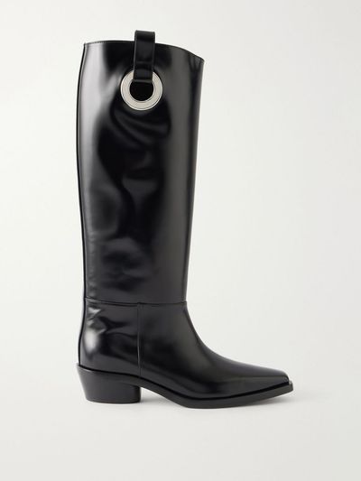 PROENZA SCHOULER Bronco Grommet 60 embellished leather knee boots