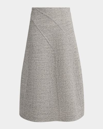 Proenza Schouler Gaelle Paneled Flare Midi Skirt