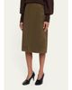 Proenza Schouler Irine Suede Midi Skirt - 4