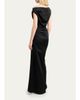 Proenza Schouler Isaline Draped Satin Off-The-Shoulder Column Maxi Dress - 3
