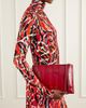 PROENZA SCHOULER Leather intarsia leather-trimmed suede pouch - 2