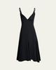 Proenza Schouler Leo Sleeveless Flared Cotton Midi Dress - 1