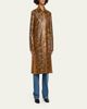 Proenza Schouler Leticia Python-Printed Leather Coat - 4