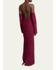 Proenza Schouler Lina Crushed Silk Habotai Long-Sleeve Halter Gown - 3