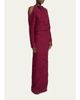 Proenza Schouler Lina Crushed Silk Habotai Long-Sleeve Halter Gown - 4
