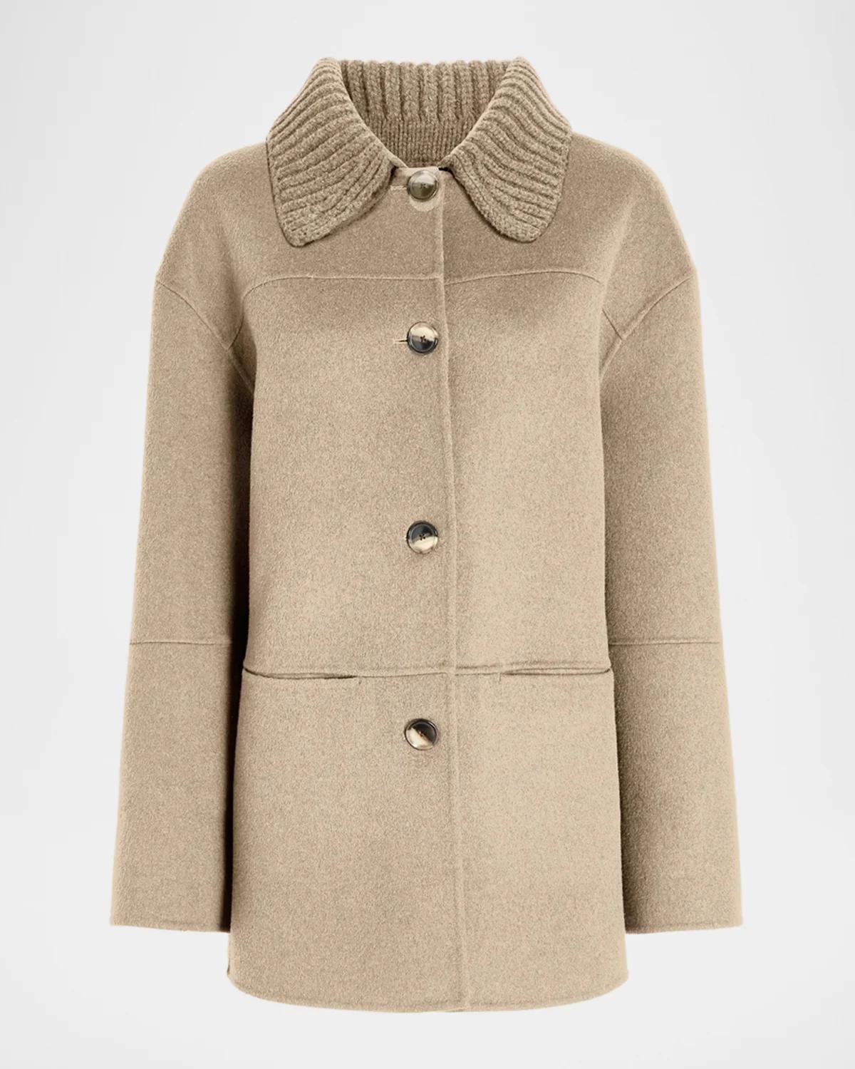 Proenza Schouler Lisa Double-Faced Wool-Cashmere Jacket
