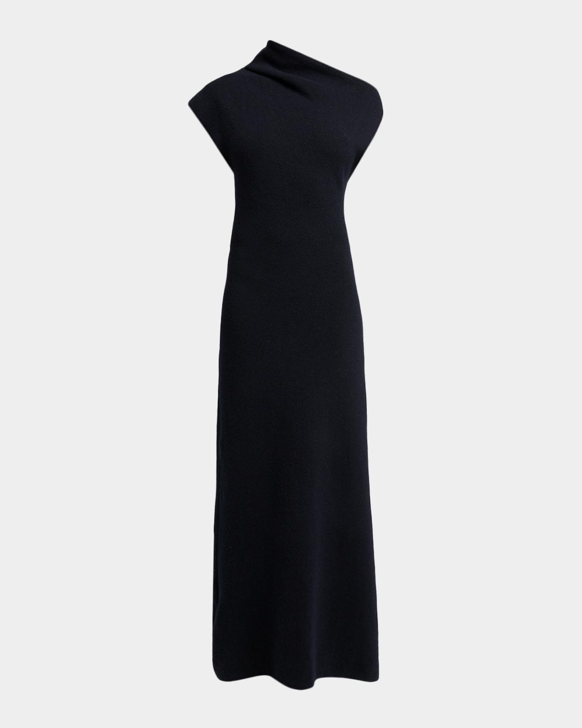 Proenza Schouler Lothea Asymmetric Merino Wool Knit Maxi Dress
