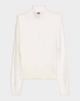 Proenza Schouler Luiza Rib-Knit Turtleneck Sweater