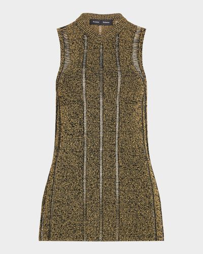 Proenza Schouler Maelle Ladder Open-Knit Tank Top