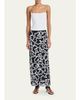 Proenza Schouler Maite Embroidered Column Maxi Skirt - 2