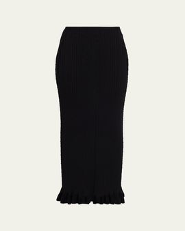 Proenza Schouler Monet Ribbed Maxi Skirt