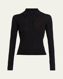 Proenza Schouler Monet Ribbed Top
