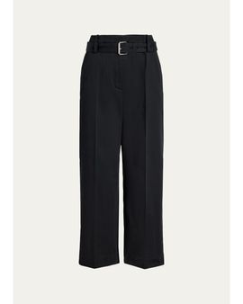 Proenza Schouler Nila Belted Cotton Pants