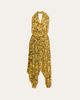 Proenza Schouler Paulina Pleated Halter Handkerchief Maxi Dress - 1