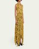 Proenza Schouler Paulina Pleated Halter Handkerchief Maxi Dress - 4