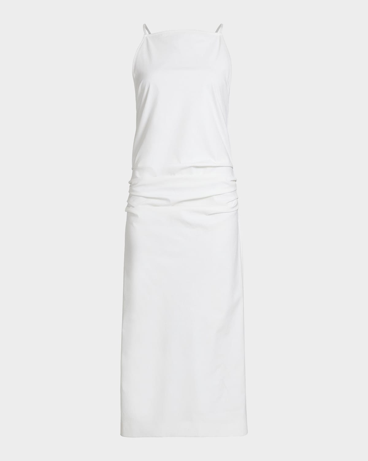 Proenza Schouler Priya Cotton-Blend Sheath Midi Dress