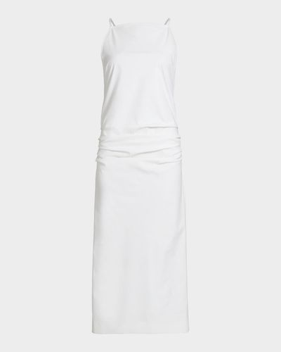 Proenza Schouler Priya Cotton-Blend Sheath Midi Dress