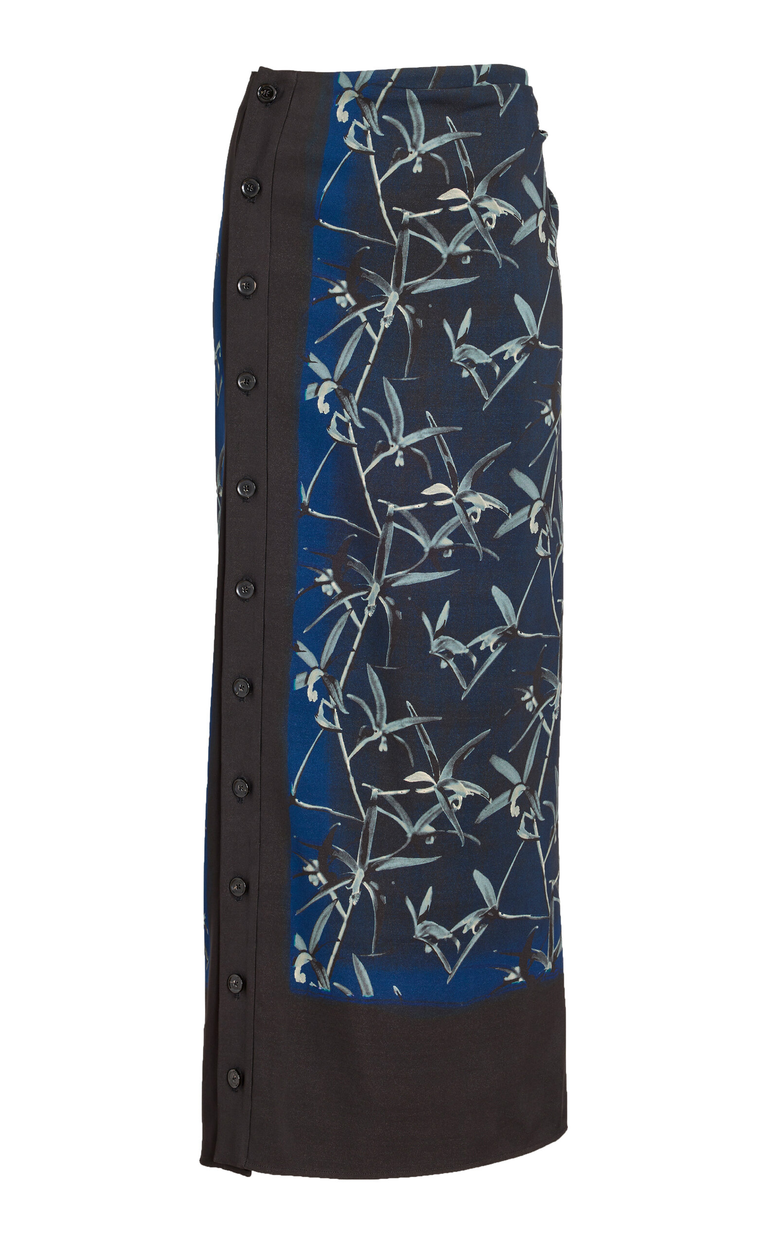 Proenza Schouler Proenza Schouler Anais Printed Stretch Cady Maxi Skirt