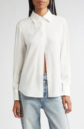 Proenza Schouler Proenza Schouler Arabella Silk Button-Up Shirt
