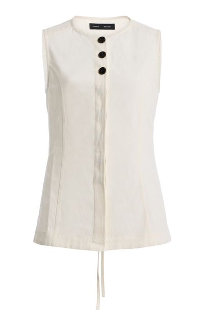 Proenza Schouler Proenza Schouler Bess Buttoned Cotton Top