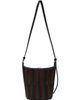 Proenza Schouler Proenza Schouler Black & Brown Mini Intarsia Bucket Tote - 1