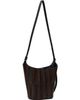 Proenza Schouler Proenza Schouler Black & Brown Mini Intarsia Bucket Tote - 2