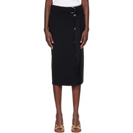 Proenza Schouler Proenza Schouler Black Carine Cargo Midi Skirt