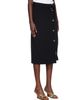 Proenza Schouler Proenza Schouler Black Carine Cargo Midi Skirt - 2