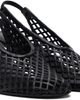 Proenza Schouler Proenza Schouler Black Tee Perforated Slingback Heels - 4