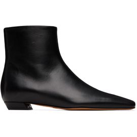 Proenza Schouler Proenza Schouler Black Trap Flat Ankle Boots