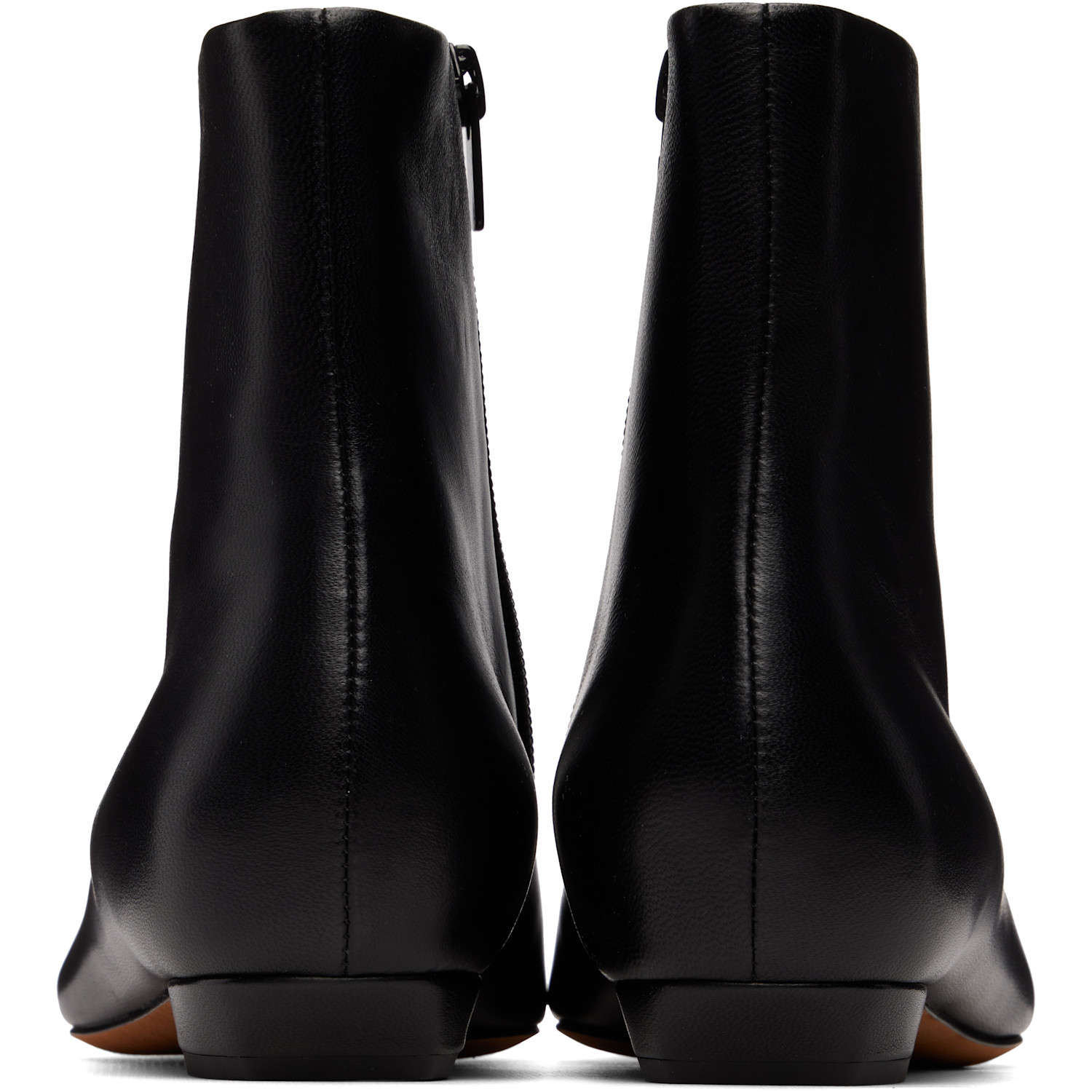 Proenza Schouler - Black Trap Flat Ankle Boots