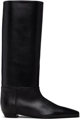 Proenza Schouler Proenza Schouler Black Trap Flat Boots