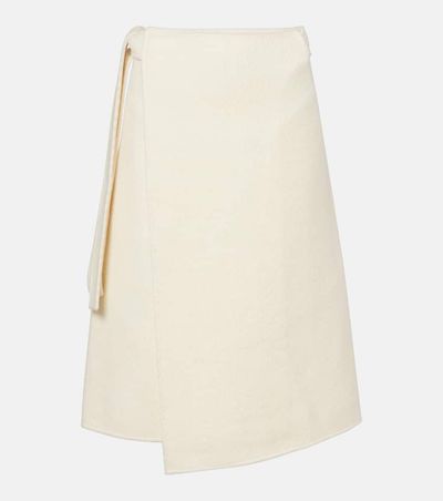Proenza Schouler Proenza Schouler Bodhi high-rise wool-blend bouclÃ© wrap skirt