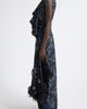 Proenza Schouler Proenza Schouler Bodine Asymmetric Fringe Cowl Neck Dress - 3