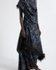 Proenza Schouler Proenza Schouler Bodine Asymmetric Fringe Cowl Neck Dress - 4