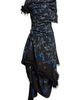 Proenza Schouler Proenza Schouler Bodine Asymmetric Fringe Cowl Neck Dress - 5