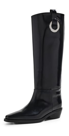 Proenza Schouler Proenza Schouler Bronco Grommet Knee High Boots Black