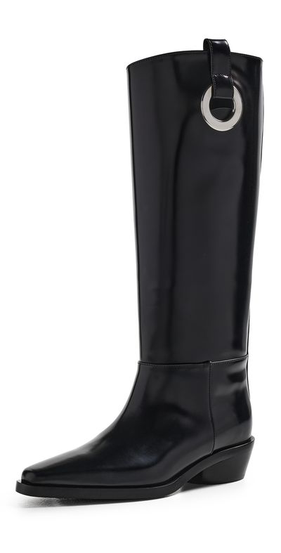 Proenza Schouler Proenza Schouler Bronco Grommet Knee High Boots Black