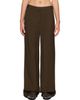 Proenza Schouler Proenza Schouler Brown Lien Trousers - 1
