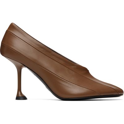 Proenza Schouler Proenza Schouler Brown Tee 85 Pierced Heels