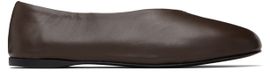 Proenza Schouler Proenza Schouler Brown Tee Ballerina Flats
