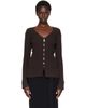 Proenza Schouler Proenza Schouler Brown Valeria Cardigan - 1