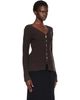 Proenza Schouler Proenza Schouler Brown Valeria Cardigan - 2