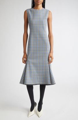 Proenza Schouler Proenza Schouler Bruna Plaid Midi Dress