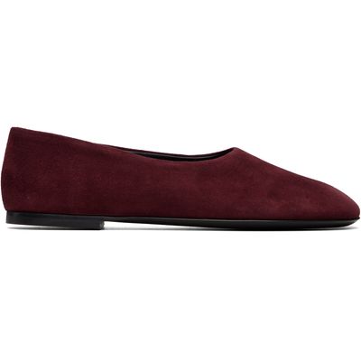Proenza Schouler Proenza Schouler Burgundy Glove Ballerina Flats
